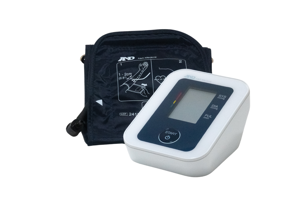 A&D multi-user upper arm blood pressure monitor by Vatellia Life