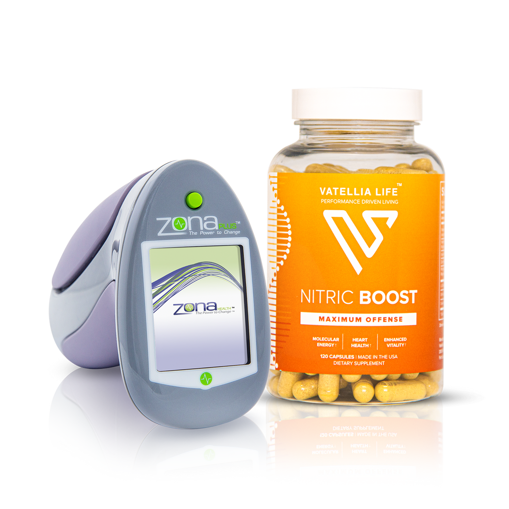 Biohacking Bundle: Zona Plus Series 3 device and Nitric Boost by Vatellia Life