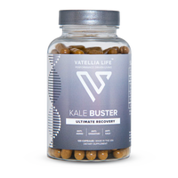Kale Buster superfood greens supplement bottle by Vatellia Life