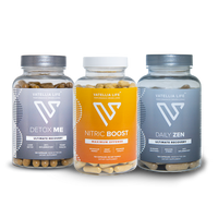 The Heart Health Stack bundle: Detox Me, Nitric Boost and Daily Zen by Vatellia Life